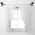 thumbnail image 6 of Upgraded 3pcs Curtain Rod Finials Leaf Shaped Curtain Rod End Drapery Rail Pole B, 6 of 9