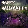 thumbnail image 4 of Kbndieu Light up Giant Spider for Halloween Decorations, Hairy Black Scary Halloween Spider Decorations Indoor Outdoor Yard Party House Decor, 4 of 6