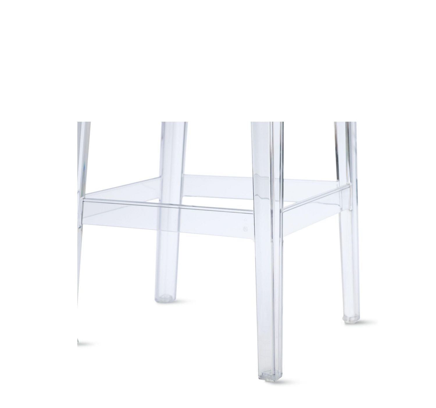 Ghost Stool 26 " Clear Plastic Acrylic Dining Chair Bar Stool