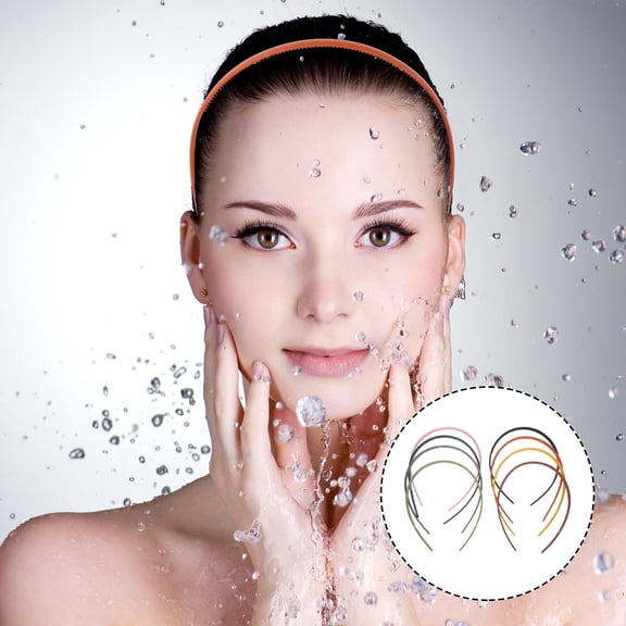 OFFIGAM Acrylic Teeth Headbands for Women, 8 Assorted Colors, Comfortable Daily Wear Hair Accessories