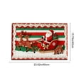 thumbnail image 3 of Christmas Rug Mat | Holiday Decor for Living Room Bedroom Kitchen Bathroom Entryway | Festive Floor Mat 40x60cm Soft Polyester Washable, 3 of 6