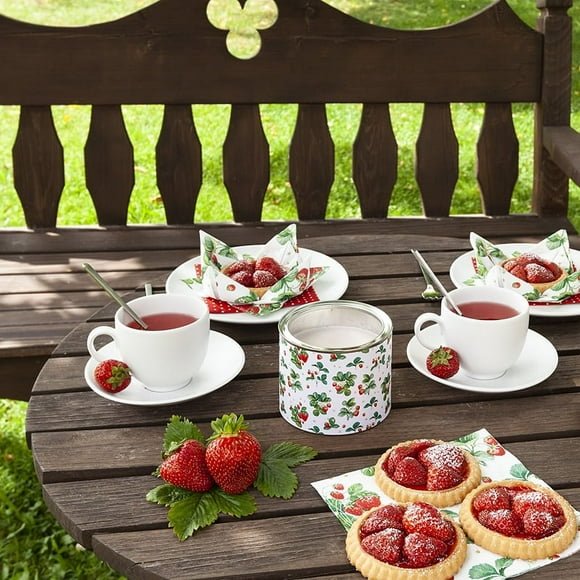 Paper Napkins Strawberry Pattern