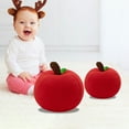 thumbnail image 4 of Fruit Pillow Plush Toys, Simulation Apples Doll, Soft Fabric Stuffed Fruit Cushion for Kids, Adorable Lifelike Design, Durable Stuffing, Easy to Clean, Perfect Gift for Birthdays and Holidays, 4 of 7