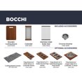 thumbnail image 6 of Bocchi 1618-0126Hp Baveno Lux 33-3/4" Undermount Double Basin Granite Kitchen Sink - Grey, 6 of 7