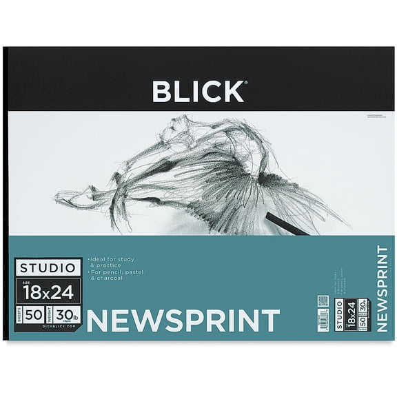 Blick Studio Newsprint Pad - 18" x 24", 50 Sheets