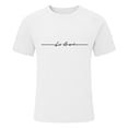 thumbnail image 5 of Crew Neck T Shirts for Men Short Sleeve Big and Tall Cropped Short Sleeve Tshirts Casual Stylish Printing Boat Neck Summer Beach Basic Streetwear, 5 of 5