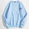 thumbnail image 2 of Vedolay Women Sweatshirts Long Sleeve Sweatshirts Zip Casual Women Tops Blue,S, 2 of 4