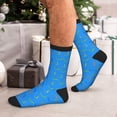 thumbnail image 7 of KLL Colorful Snake Print Cool Socks Men's Women's Crew Socks Funny Crazy Novelty Stockings, 7 of 7