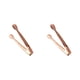 thumbnail image 4 of Toystoory Pinzas de azúcar de acero inoxidable, recogedor de cubitos de hielo lavable de mano portátil, cocina interior, café, herramienta para servir Oro rosa 2piezas Toystoory CBP031727, 4 of 6