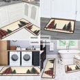 thumbnail image 3 of Kitchen Rug Set of 2 Anti Fatigue Christmas Kitchen Mats for Floor,Merry Christmas Pine Tree Red Rugs for Kitchen Floor for Bathroom,Room Bedroom (47x17+30x17 Inches), 3 of 6