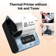 thumbnail image 5 of Impresora de etiquetas Phomemo M221, portátil, Bluetooth, de 3 pulgadas, para códigos de barras, direcciones, logotipos, correo, pegatinas, pequeñas empresas, hogar y oficina. Color blanco., 5 of 5