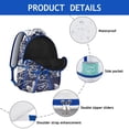 thumbnail image 4 of "Sunflower Themed Backpack - Wildflower Floral Print School Bag, Lightweight Bookbag for Women with Comfortable Straps, Trendy & Practical", 4 of 6