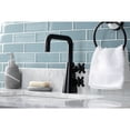 thumbnail image 3 of Kingston Brass KS2260DX Constantine Two-Handle Single-Hole Bathroom Faucet with Push Pop-Up Drain, Matte Black, 3 of 7