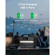 Anker 555 Solar Generator, Powerhouse 1024Wh Portable Power Station with 2×100W Solar Panel for Outdoor RV, Camping, Emergency