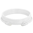 thumbnail image 2 of Cmple - 10 Pack Cat6 Ethernet Cable 15 ft Cat 6 Network Cables with RJ45 Connectors 10Gbps Computer LAN Patch Cord Router Internet Wire - White, 2 of 8