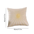 thumbnail image 3 of Wzzjkit Solid Color Pillow Nordic Embroidery Office Chair Back Cushion Pillow, 3 of 6