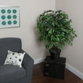 thumbnail image 5 of Vickerman 4' Artificial Ficus Extra Full Bush, Rattan Basket, 5 of 6