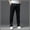 Black, variant on Men's Casual Pants Classic Relaxed Fit Pants Lightweight Elastic Waist Trousers Business Work Stretch Pants Pockets