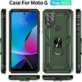thumbnail image 3 of for Moto G Play 2023 Case, Moto G Play 2023 Phone Case with HD Screen Protector, Military Grade Protective Cases with Ring for Moto G Play 2023 (Moto G Play 2023 Case Army Green), 3 of 12