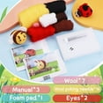 thumbnail image 2 of Needle Felting Kit, Wool Needle Felting Kit (Ladybug, Bee), with Instruction, Felting Foam Mat, Wool Felting Supplies, 2 of 7