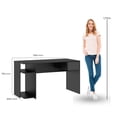 thumbnail image 2 of Mesa Escritorio Gamer Mueble Juvenil De Computadora Moderno negro, 2 of 3