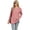 Pink, variant on LYMAYTER Womens Knit Cardigan Female Long Sleeve Casual Tees Shirt Fall Winter Solid Color Bottoming Sweater S-2XL