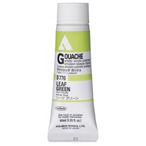 Holbein Acrylic Gouache – Leaf Green, 40 ml tube