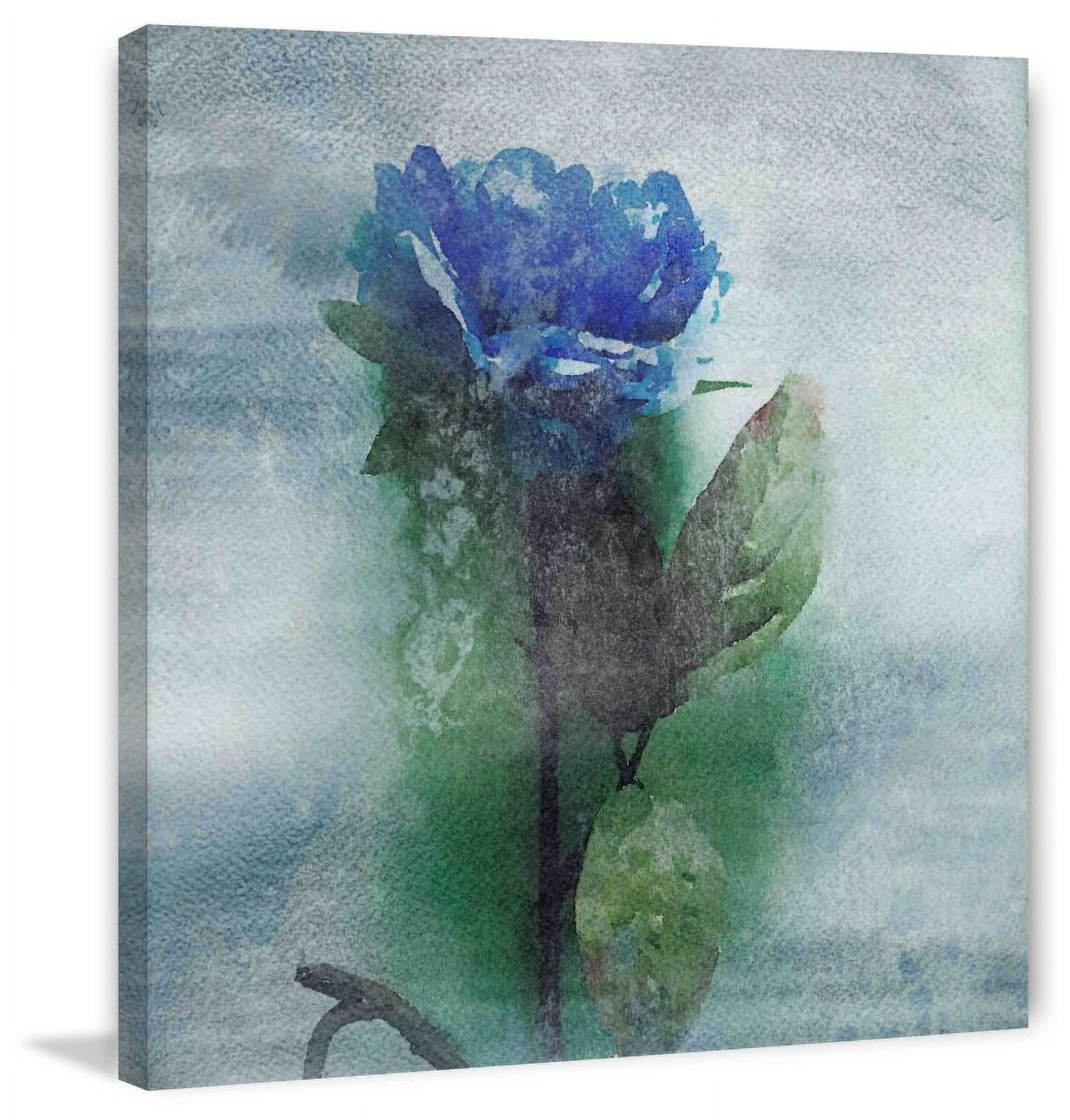 Marmont Hill - "Blue Hues" by Irena Orlov Painting Print on Wrapped Canvas