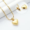 thumbnail image 5 of Stainless Steel Little Heart Cremation Urn Pendent for Ashes and Chain Ash Holder Necklace for Cremation Ashes Keepsake Memorial Jewelry, 5 of 9