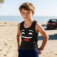 thumbnail image 2 of Niños Pequeños Camisola sin Mangas Gradiente Suave Impresión Moda Lindo Fondo para Niños 3-15 Años, 2 of 6