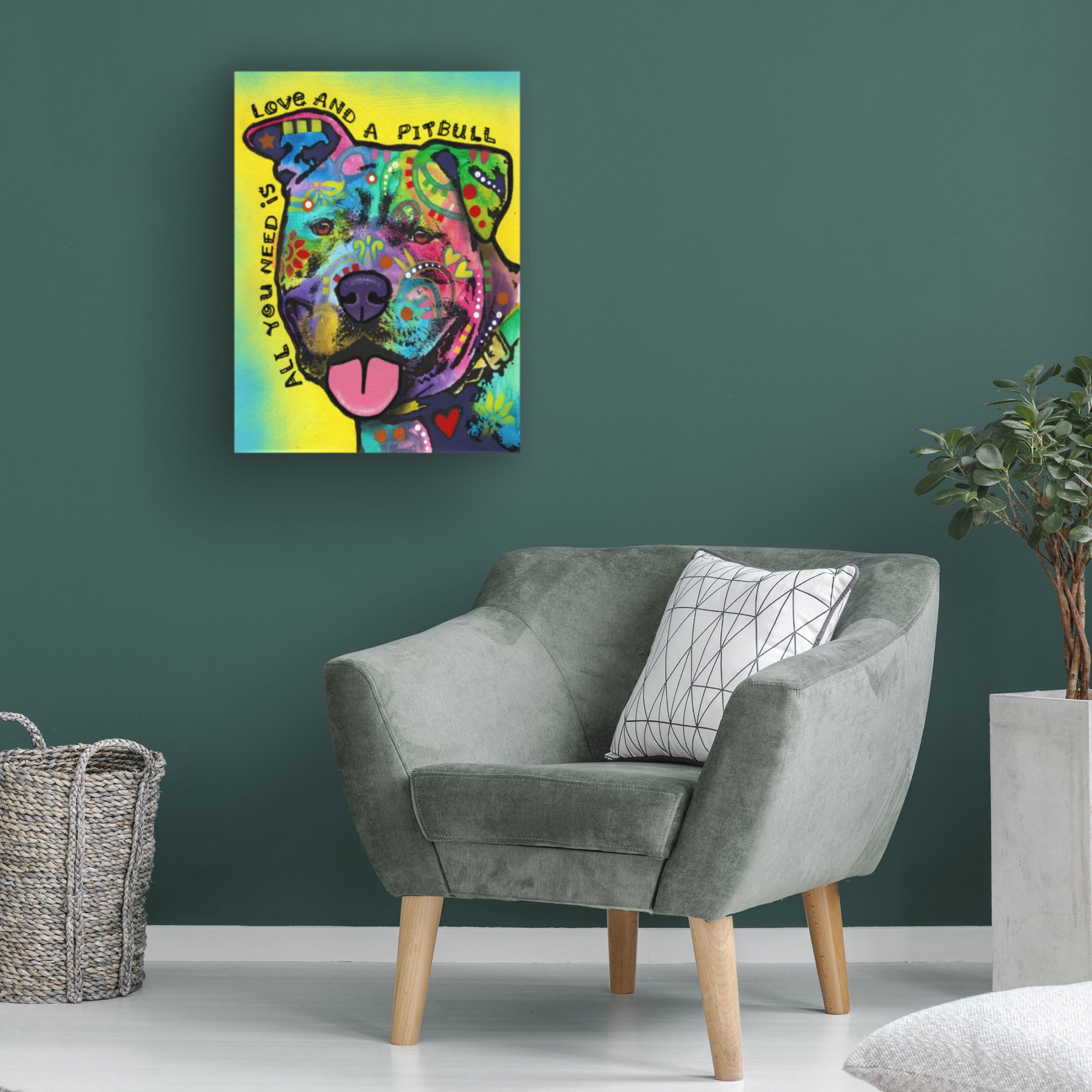 Canvas Wall Art - Dean Russo 'All You Need Is' Wall Art for Living Room, Bedroom, or Office Décor by Trademark Fine Art - 24 x 32 Inches