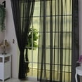 thumbnail image 5 of Farfi 1Pc Home Voile Pure Color Window Curtain Tulle Panel Sheer Scarf Valance Decor (Pink), 5 of 7