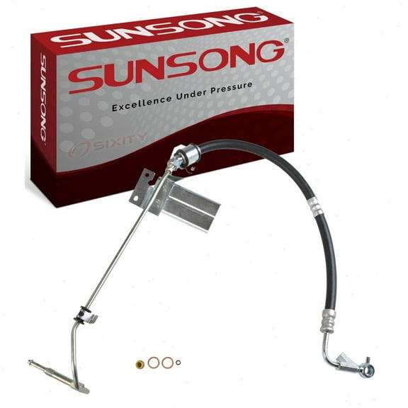 Sunsong Pump To Rack Power Steering Pressure Line Hose compatible with Nissan Pathfinder 2005-2012