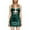 Green, variant on Wdgfv Womens Sequin Dress Sleeveless Sequin Wrap Dress for Casual Evening Party Wear and Night Out Attire RD1 XL