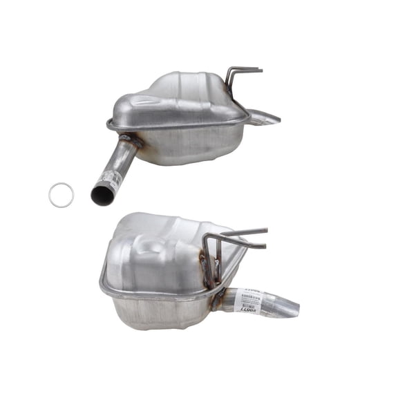 Weld-On Dual Mufflers For 2016-2020 for Civic for Coupe 1.5L | 100% for Fit, No Drilling Required