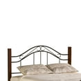 thumbnail image 3 of Hillsdale Furniture Matson King Metal Headboard with Cherry Wood Posts, Black, 3 of 3