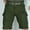 Armée Verte, variante sur cllios Shorts Tactiques Extérieurs pour Hommes Multi-Poches Shorts de Travail Militaires Pantalons Courts de Randonnée 5 Pouces avec Fermeture Éclair et Bouton