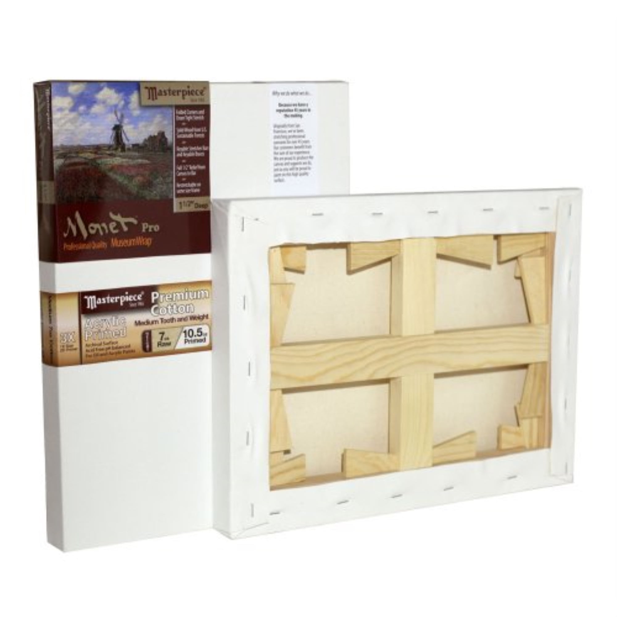 Masterpiece Monet Pro Monterey Cotton Canvas - 16" x 20", 1-1/2" Profile