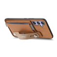 thumbnail image 2 of For Samsung Galaxy A35 5G Magnetic Leather Back Case with Detachable Card Holder and Wristband - Gre, 2 of 5