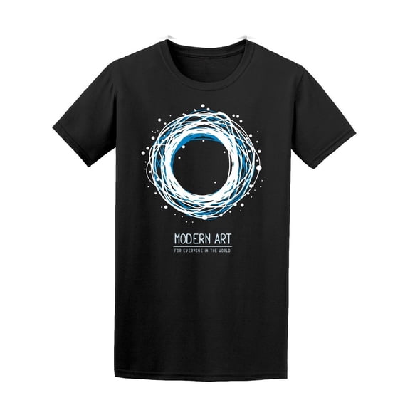 Modern Art Round Frame Tee Men's -Image by Shutterstock