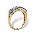 thumbnail image 2 of PalmBeach Jewelry Diamond Accent Cluster Ring in 10k Yellow Gold, 2 of 5