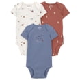 thumbnail image 1 of Pack de 3 bodies Child of Mine para Bebé Niño 3 piezas con Estampado de Medio Oeste Multicolor Talla 3-6 Meses, 1 of 4