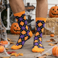 thumbnail image 7 of LITERRA Mens Halloween Socks Crew Socks Breathable Lightweight Socks 5 Pairs for Men, 7 of 7