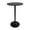 Black, variant on Single Round Cocktail Bar, Pub, and Bistro High Top Table with Black Top and Base