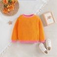 thumbnail image 2 of FamilyThread Kids Boys And Girls Long Sleeve Knit Sweaters Crewneck Pullover Fashion Printed Sweater Kids Solid Blouse Tops For 1-5Y, 2 of 9