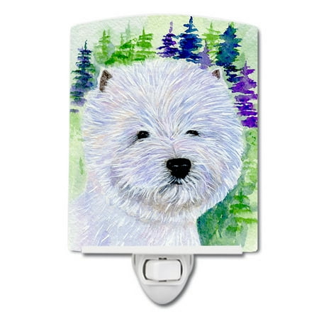 

Caroline s Treasures SS8002CNL Westie Ceramic Night Light 6x4x3 multicolor