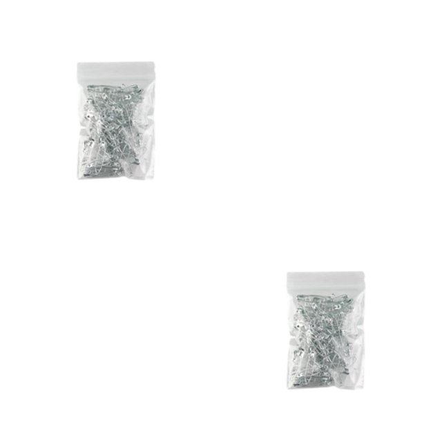 Jumpingount 100X Pin seguro surtido antioxidante resistente al desgaste artesanía resistente para ropa broche diario de la familia Type2 NO2