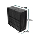 thumbnail image 4 of Folding Bed Cover For Twin Waterproof Breathable Rollaway Bed Storage Bag, 4 of 4