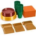 thumbnail image 5 of Exquisite 350 Piece Thanksgiving Paper Party Plates & Tableware Dinnerware Set, 5 of 9