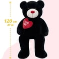 thumbnail image 2 of Tezituor 47" Teddy Bear Stuffed Animal Giant Bear Plush with I Love You Heart Plush Toy, 2 of 6